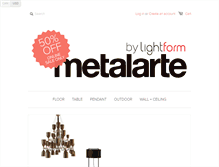 Tablet Screenshot of metalarteusa.com